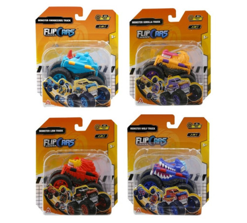  eu463875a jucarie 2-in-1 flip vehicle "monster car "monster car"