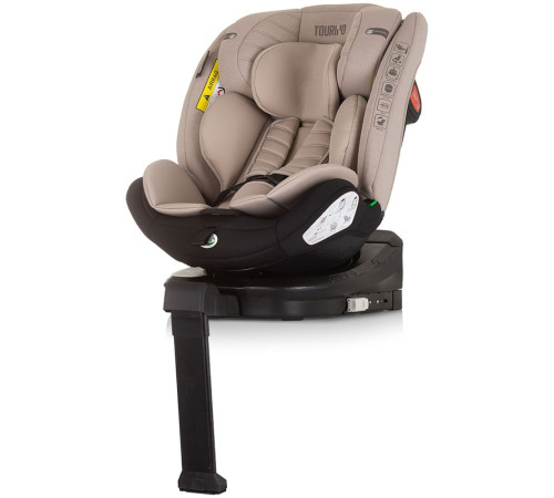 chipolino scaun auto "i-size isofix 360 tourino" stktrn02405ma (40-150 cm.) macadamia