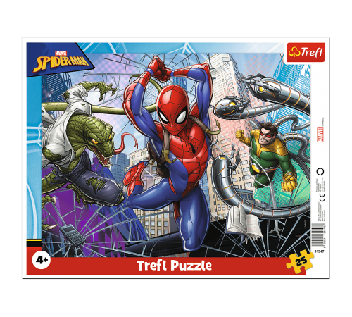  trefl 31347 puzzle  "spidermanul curajos" (25 el.)