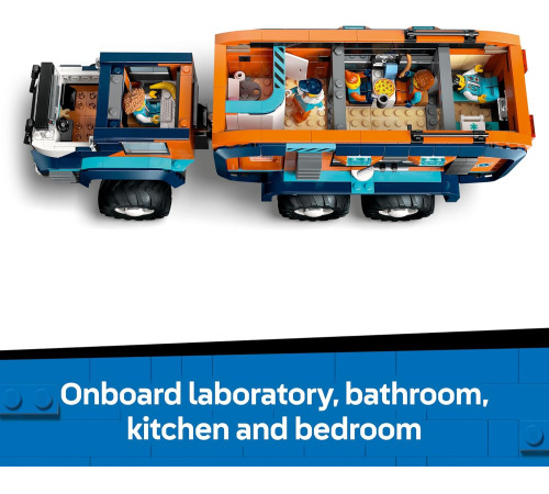 lego city 60471 constructor "camionul laborator științific al exploratorilor arctici" (1517 el.)