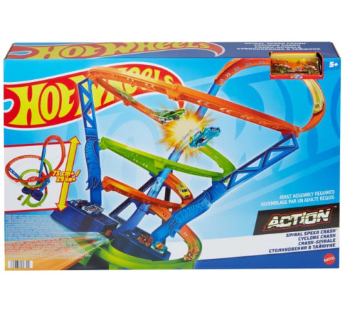 Детский магазин в Кишиневе в Молдове hot wheels hgv67 Трек "action spiral speed ​​cras"