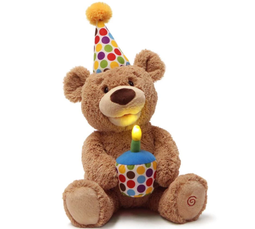 Детский магазин в Кишиневе в Молдове gund 6049942 Музыкальный мишка “happy birthday” (43см)