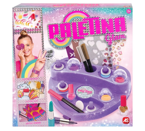 As Kids 1023-56359 Набор для рисования Paletina Glam в форме сердца  as kids 1023-56359 Набор для рисования paletina glam в форме сердца