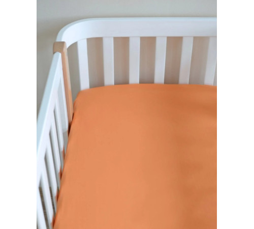 veres 142.24 cearșaf cu bandă elastică (120х60 cm.) portocaliu