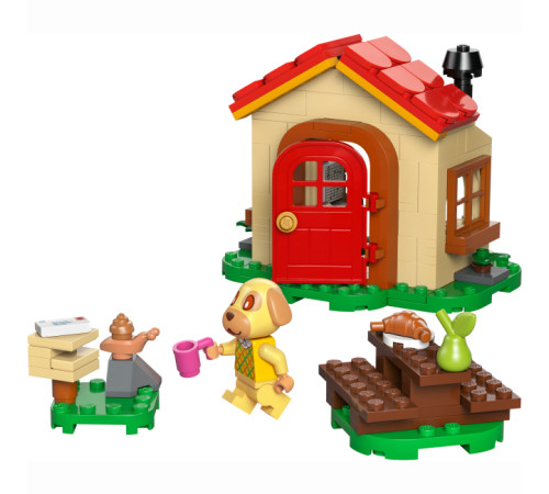 lego animal crossing 77058 constructor "casa confortabilă a lui goldie" (149 el.)