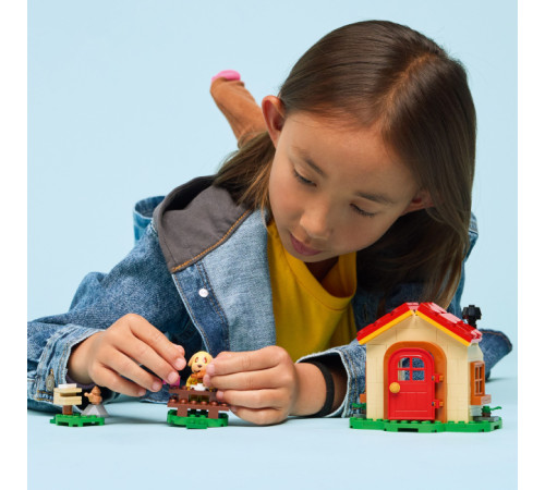 lego animal crossing 77058 constructor "casa confortabilă a lui goldie" (149 el.)