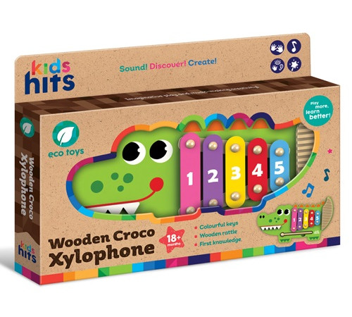  kids hits kh20/018 xilofon din lemn "crocodil"