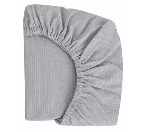  veres 142.2.03 cearșaf cu bandă elastică tricotat (120х60 cm.) gri melanj