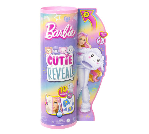 barbie hkr03 Кукла "cutie reveal: Ягненок"