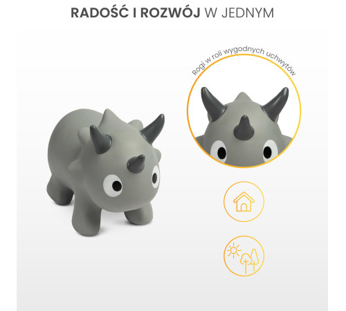 toyz-20840 Игрушка-прыгунок "dinu" серый