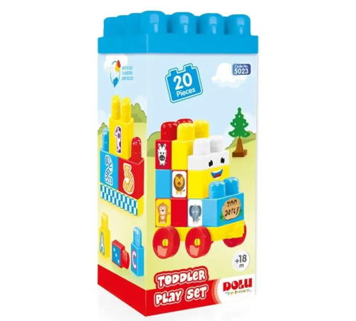 Детский магазин в Кишиневе в Молдове dolu 5023 Конструктор "toddler" (20 дет.)