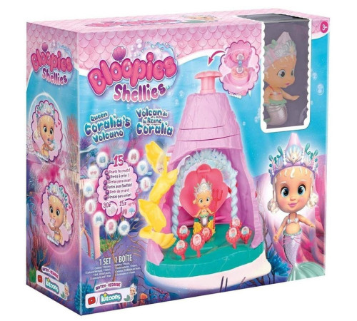 bloopies 93119 set de joaca shellies "vulcanul reginei"