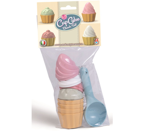 Androni 3401-00BK Forme de nisip "Cupcake" Jucării pentru Copii - Magazin Online de Jucării ieftine in Chisinau Baby-Boom in Moldova androni 3401-00bk forme de nisip "cupcake"