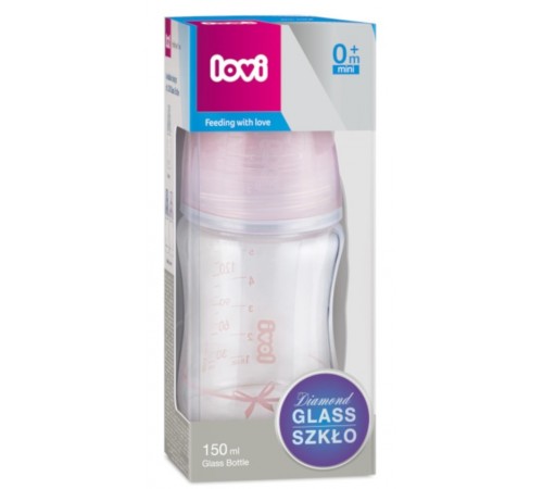lovi 74/104girl biberon sticla baby shower 150 ml. (0 m+)