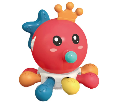 bibiin toys 6032 Погремушка "Осьминог" (в асс.)