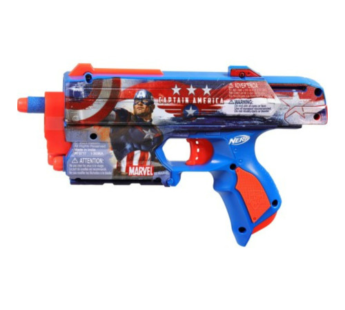 nerf  f9717 blaster "marvel captain america"