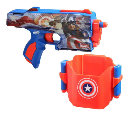 nerf  f9717 blaster "marvel captain america"