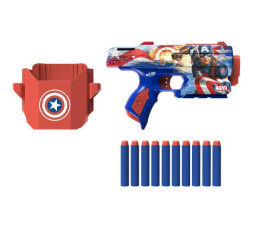 nerf  f9717 blaster "marvel captain america"