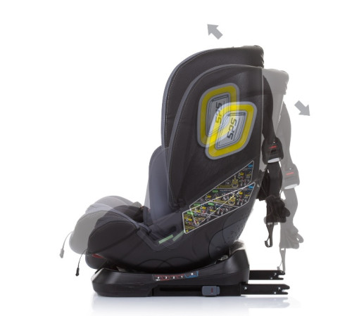 chipolino scaun auto next gen isofix i-size 360 °c (40-150 cm.) stkng02302gt gr. 0+/1/2/3 ( 0-36 kg.) grafit