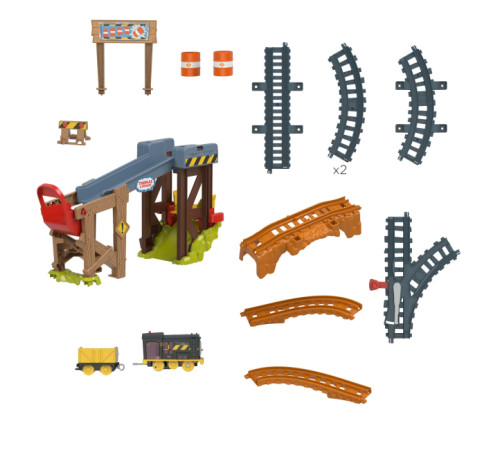 thomas & friend jbw20 Игровой набор "Приключения Дизеля на стройке"