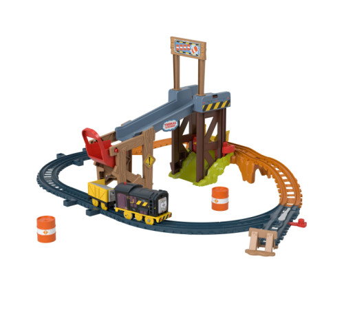 thomas & friend jbw20 Игровой набор "Приключения Дизеля на стройке"