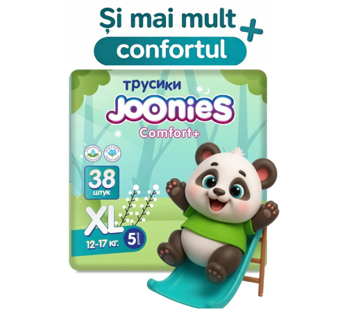 joonies comfort+ scutece-chilotei xl (12-17 kg) 38 buc.