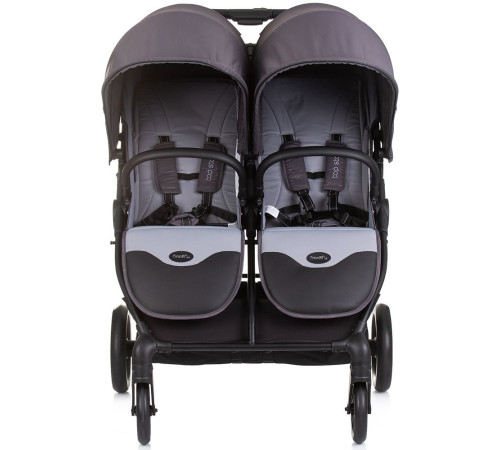 chipolino cărucior pentru gemeni top stars kbtp02501an anthracite