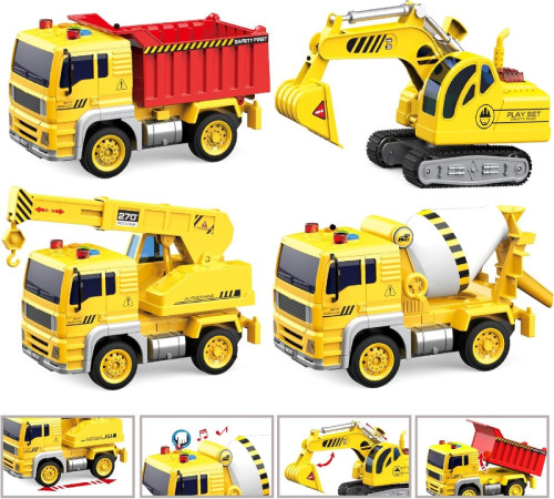 op 201997219 Набор спецтехники wenyi builder (wy510-4)