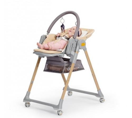 kinderkraft scaun pentru copii 2-in-1 lastree wood