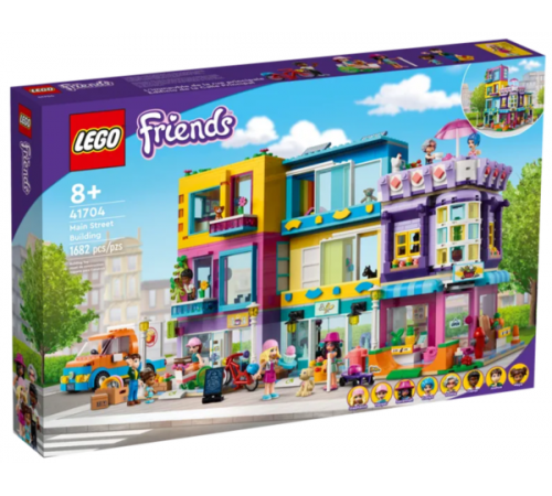  lego friends 41704 constructor "casa mare pe strada principală" (1682 el.)