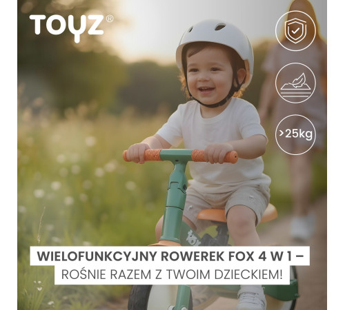 toyz-0274 Велосипед многофункциональный 4 в 1 "fox" розовый