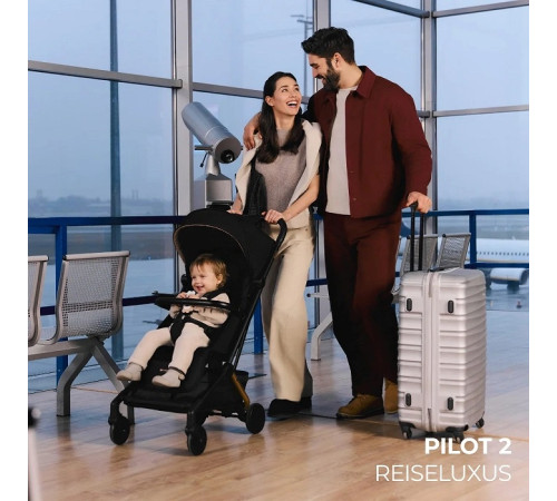 kinderkraft Коляска прогулочная pilot чёрный