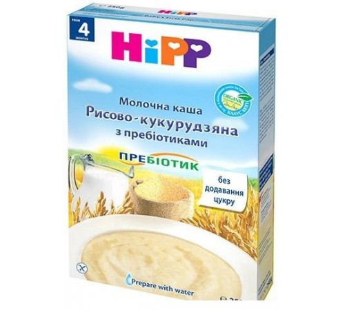 Питание и аксесcуары в Молдове hipp 2951 Молочная каша рисово-кукурузная с пребиотиками (4m+) 250 гр. 