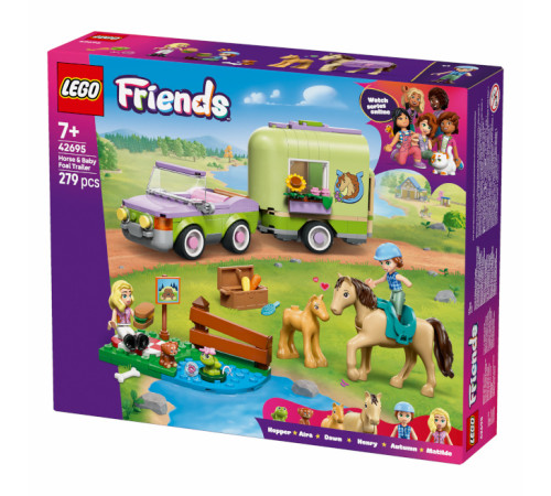 Детский&nbsp;магазин в Кишиневе в Молдове lego friends 42695 Конструктор "Прицеп для перевозки лошади и жеребенка" (279 дет.)