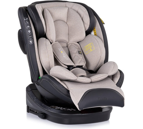  chipolino scaun auto isofix 360 hypconic stkhyp0253an gr. 0+/1/2/3 (40-150 cm) tiramisu