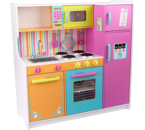 KidKraft 53100-MSN Детская кухня "Deluxe Big & Bright"  kidkraft 53100-msn Детская кухня "deluxe big & bright"