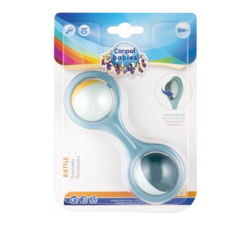 canpol 56/153 Погремушка с вращающимися элементами "Штанга" в асс.