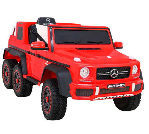 Ramiz Masina electrica Mercedes G63 AMG 6х6 roşu  ramiz masina electrica mercedes g63 amg 6х6 roşu