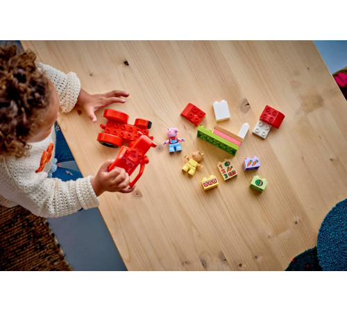 lego duplo 10468 constructor "tractor și piață" (18 el.)