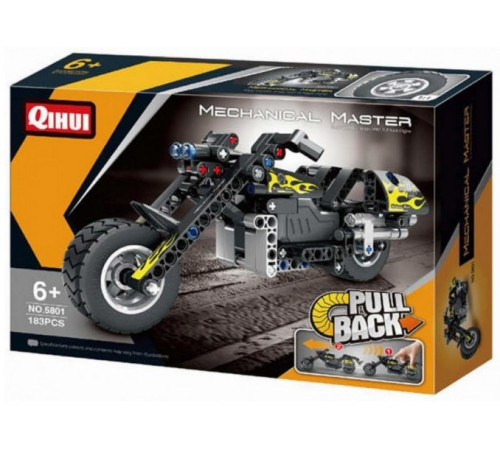 xtech bricks 5801 constructor inerțial "motocicletă" (183 el.)