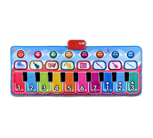 bontempi 541632 covoras muzical "pian" (130 x 48 cm)