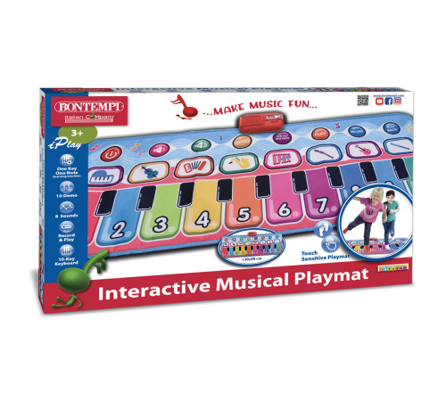 bontempi 541632 covoras muzical "pian" (130 x 48 cm)