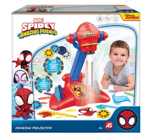 as kids 1028-54003 proiector magic "spidey"