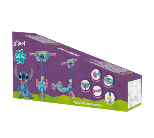 seven 59425 trotinetă cu trei roți "stitch"