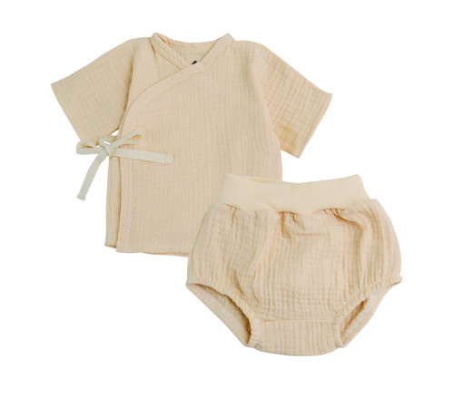 Haine pentru copii in Moldova minikin 22311462 set de 2 piese "bon voyage" (m.62) piersic