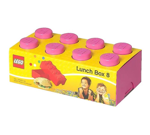 lego Контейнер для хранения storage brick 8 (50 x 25x18 cм) розовый