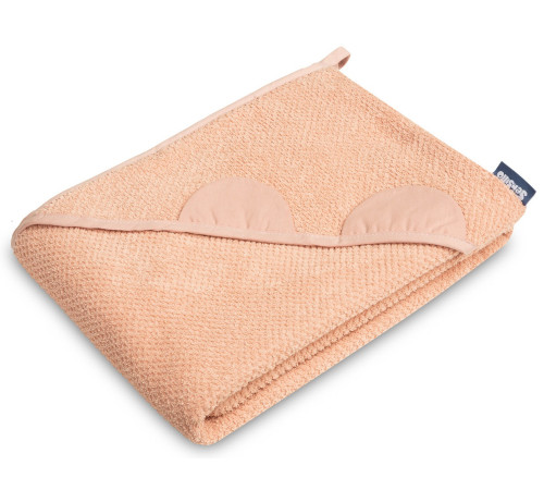  sensillo-4190 Полотенце креповое с капюшоном "Мишка" (100х100 см) розовый