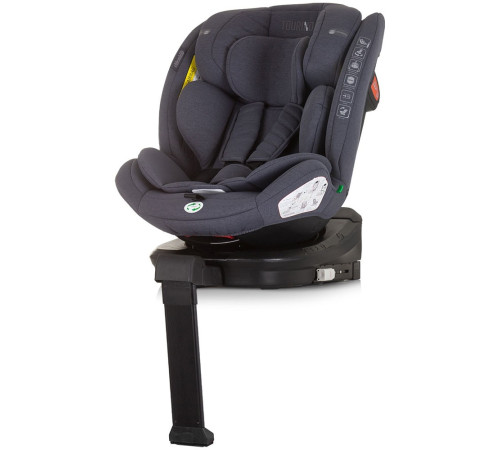 chipolino scaun auto "i-size isofix 360 tourino" stktrn02402gn (40-150 cm.) granite