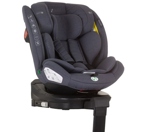 chipolino scaun auto "i-size isofix 360 tourino" stktrn02402gn (40-150 cm.) granite