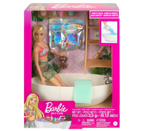 barbie hkt92 Игровой набор "Ванна для Барби - Конфетти"